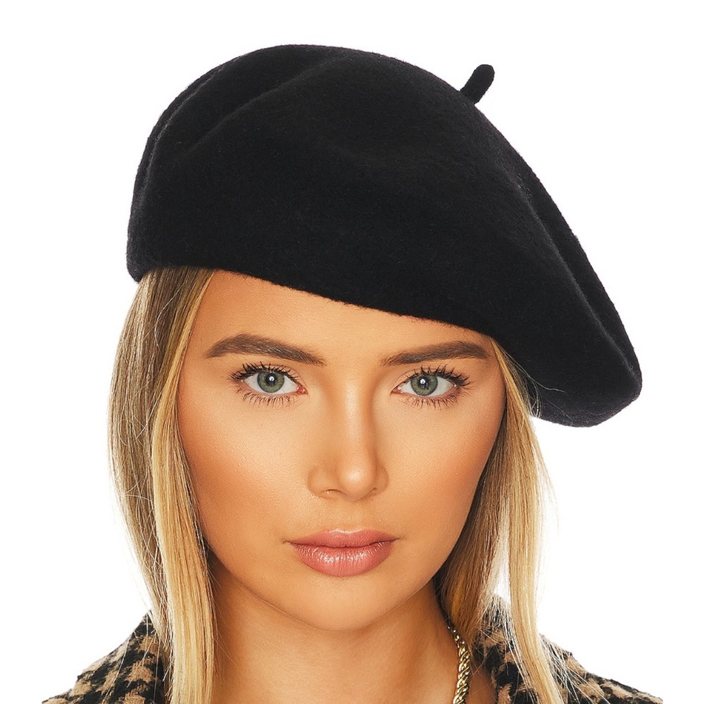 Hat Attack Classic Black Beret